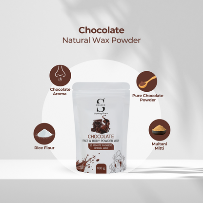 SWASCO FACE AND BODY WAX POWDER (CHOCOLATE)