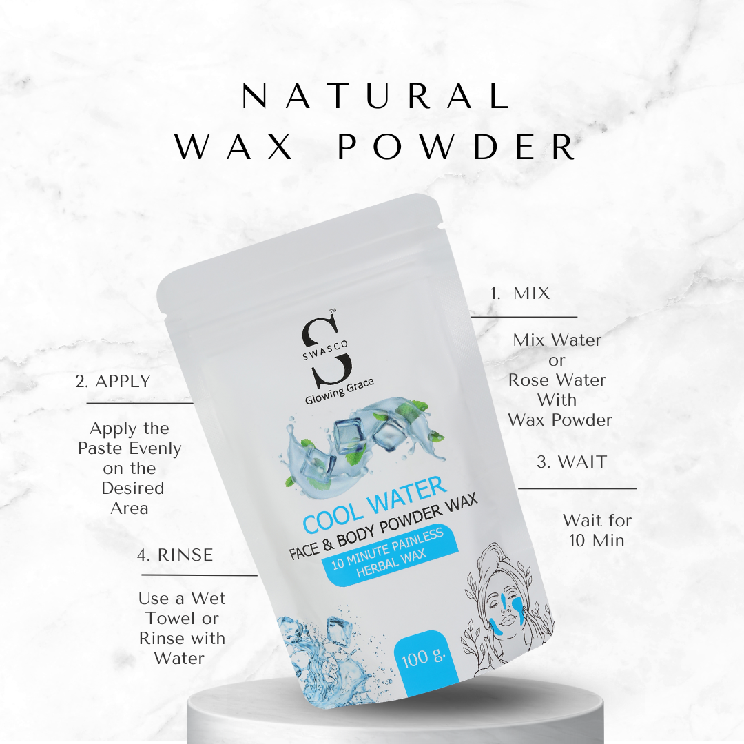 SWASCO FACE AND BODY WAX POWDER (COOL WATER)