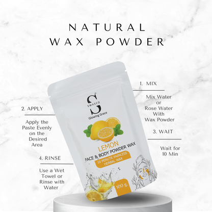 SWASCO FACE AND BODY WAX POWDER (LEMON)