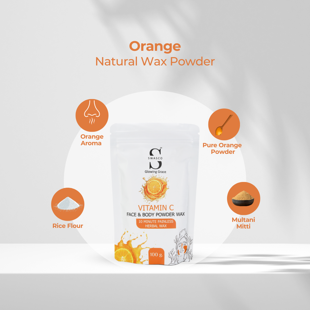 SWASCO FACE AND BODY WAX POWDER (VITAMIN-C)